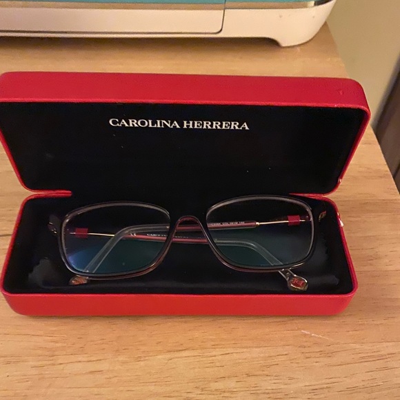 Carolina Herrera VHE898K cat eye frames - Picture 1 of 6